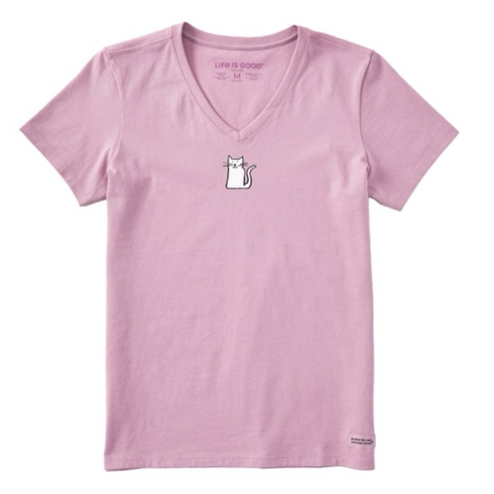 Life Is Good Pink Short Sleeve Tee